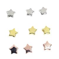 Perles acryliques plaquée, Acrylique, étoile, DIY, plus de couleurs à choisir Environ Vendu par sac
