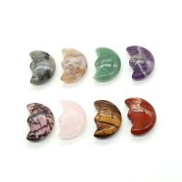Смешанные бусы с драгоценными камнями, Полудрагоценный камень, Луна, DIY & нет отверстия, Много цветов для выбора продается PC