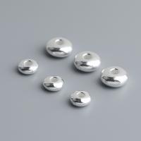 Sterling Silver Spacer Beads, 925 Sterling Silver, polished, DIY silver color 
