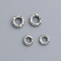 純銀製指輪リング, 92.5％純度シルバー, ドーナツ型, ヴィンテージ & DIY & 異なるサイズの選択, シルバー, 売り手 パソコン