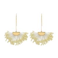 Fashion Fringe Earrings, Zinc Alloy, gold color plated, fashion jewelry & for woman 