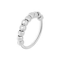 Brass Finger Ring, platinum plated & for woman, 3.6mm 