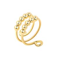 Brass Cuff Finger Ring, plated, for woman 9.5mm, US Ring .5 