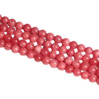 Rhodonit Perlen, rund, poliert, DIY & verschiedene Größen vorhanden, rot, Länge:ca. 14.96 ZollInch, verkauft von Strang