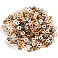 CCB Plastic Beads, Copper Coated Plastic, Flat Round, plated, DIY Approx 3mm, Approx 