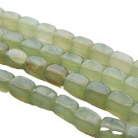Jade New Mountain Bead, Square, polished, DIY, green Approx 