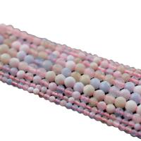 Perles de morganite, Rond, poli, DIY & normes différentes pour le choix & facettes, rose Environ 39 cm, Vendu par brin