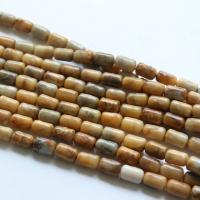Mixed Gemstone Beads, Natural Stone, barrel, polished, DIY Approx 