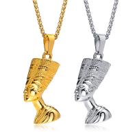 Stainless Steel Jewelry Necklace, 304 Stainless Steel, Vacuum Ion Plating, fashion jewelry & for man Approx 23.6 Inch 