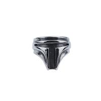 Anillo de dedo de acero Titanium de, Partículas de acero, diverso tamaño para la opción & para hombre, 21mm, Vendido por UD