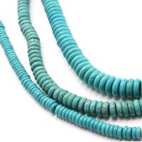Perles en Turquoise naturelle, abaque, poli, normes différentes pour le choix Environ 14.96 pouce Vendu par sac