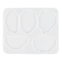 Juego de moldes de epoxi DIY, silicona, Bricolaje, Blanco, 302x247x9mm, Vendido por UD