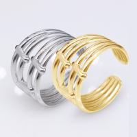 Titanium Steel Finger Ring, Vacuum Ion Plating, fashion jewelry & Unisex 14mm 