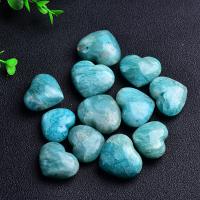 ​Amazonite​ Decoration, Heart, natural, for home and office 