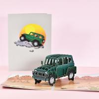 Paper 3D Greeting Card, handmade, Foldable & 3D effect 