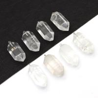 Pendentifs quartz naturel, quartz clair, Conique, unisexe, transparent Vendu par PC