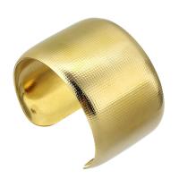 Stainless Steel Cuff Bangle, 304 Stainless Steel, Vacuum Ion Plating, fashion jewelry & for woman, golden, 39mm, Inner Approx 57mm 
