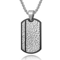Titanium Steel Necklace, plated & for man Approx 17.7 Inch 