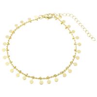 Bracelets en laiton, Placage de couleur d'or, pour femme Environ 9 pouce, Vendu par PC