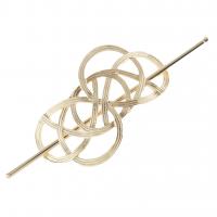 Hair Stick, Zinc Alloy, plated, for woman 