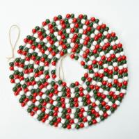 Schima Superba Christmas Hanging Ornaments, Round, mixed colors, 12mm, Approx 