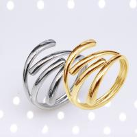 304 Edelstahl Open -Finger-Ring, Vakuum-Ionen-Beschichtung, Modeschmuck & für Frau, keine, 15mm, verkauft von PC