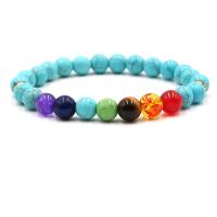 Gemstone Bracelets, Natural Stone, fashion jewelry & Unisex 195mm 