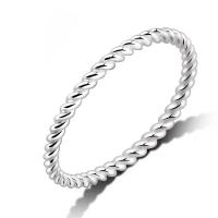 Sterling Silver Finger Ring, 925 Sterling Silver, Donut, for woman, silver color 