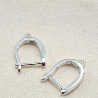 Sterling Silver Earring Drop Component, 925 Sterling Silver, DIY, silver color 
