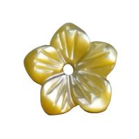 La Perla de Concha Natural, Nácar, Flor, Tallado, Bricolaje & diverso tamaño para la opción, más colores para la opción, aproximado 10PCs/Bolsa, Vendido por Bolsa