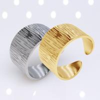 304 Edelstahl Open -Finger-Ring, Vakuum-Ionen-Beschichtung, Modeschmuck & für den Menschen, keine, 12mm, verkauft von PC