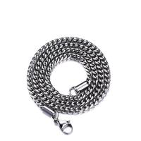 Titanium Steel Chain Necklace & for man, original color 