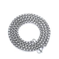 Titanium Steel Chain Necklace & for man, original color 