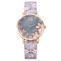 Women Wrist Watch, Zinc Alloy, with PU Leather & Glass, waterproofless & Chinese movement & for woman 34*16mm Approx 9.25 Inch 