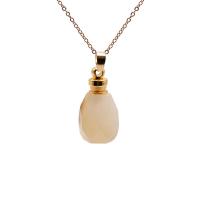Gemstone Jewelry Pendant, Natural Stone, with Brass, gold color plated & for woman 16x26-30mm 