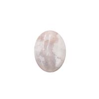 Achat Perlen, Weißer Kirschblüten-Achat, oval, poliert, DIY, Rosa, 12x18mm, ca. 18PCs/Strang, verkauft von Strang