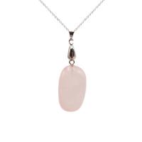 Pendentifs quartz naturel, quartz rose, poli, pour femme, rose, 10-30x20-50mm, Vendu par PC