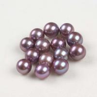 Natural Freshwater Pearl Loose Beads, Round, DIY, purple, 12-13mm 