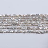 Keshi Cultured Freshwater Pearl Beads, irregular, DIY, white, 7-8mm Approx 36-38 cm 