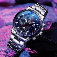 Men Wrist Watch, 304 Stainless Steel, with Glass, Chinese movement, Life water resistant & Chinese movement & for man & luminated 44*12mm Approx 10.24 Inch 