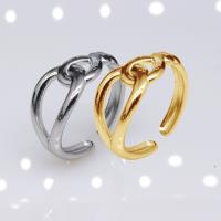 304 Edelstahl Open -Finger-Ring, Vakuum-Ionen-Beschichtung, Modeschmuck & für den Menschen, keine, 10mm, verkauft von PC