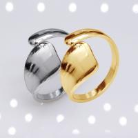 acero inoxidable 304 Anillo de dedo abierto, Recubrimiento iónico al vacío, Joyería & para mujer, más colores para la opción, 18mm, Vendido por UD