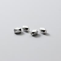 Perles intercalaires en argent , Argent sterling 925, Placage de couleur argentée Vendu par PC