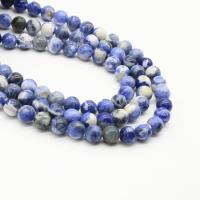 Sodalith Perlen, Sosalith, rund, poliert, DIY & verschiedene Größen vorhanden, Länge:ca. 14.96 ZollInch, verkauft von Strang