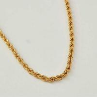 Stainless Steel Chain Necklace, 304 Stainless Steel, with 1.97inch extender chain, Vacuum Ion Plating, French Rope Chain & fashion jewelry & for woman, golden, 8mm Approx 16.93 Inch 