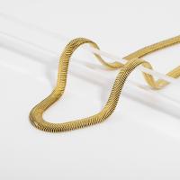 Halskette, 304 Edelstahl, mit Verlängerungskettchen von 2.36inch, 18K vergoldet, Modeschmuck & für Frau, goldfarben, 8mm, Länge:ca. 16.54 ZollInch, verkauft von Strang