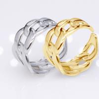 Stainless Steel Finger Ring, 304 Stainless Steel, Vacuum Ion Plating, fashion jewelry & Unisex 12mm 