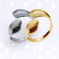 acero inoxidable 304 Anillo de dedo Cuff, Recubrimiento iónico al vacío, Joyería & unisexo, más colores para la opción, 24mm, Vendido por UD