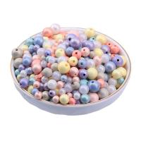 Pearlized Acrylic Beads, Round, DIY mixed colors 
