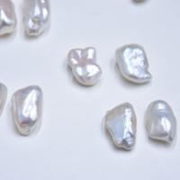 No Hole Cultured Freshwater Pearl Beads, Baroque, natural, DIY, white 